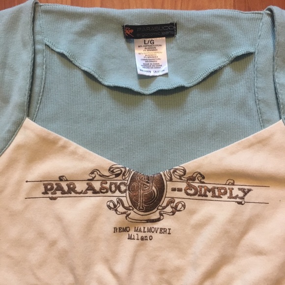 Parasuco Aqua & Cream Embossed T-Shirt - Picture 2 of 6